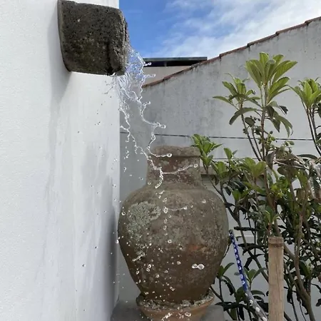 Agua E Sal - Seafront House, With Garden And Independent Suite. Ribeira Quente Exterior foto